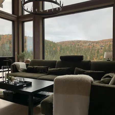 Ny Pa Vegglifjell Med 4 Soverom Og Hoy Standard Feriehus